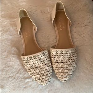 LC Lauren Conrad Women's Woven Ballet Flats